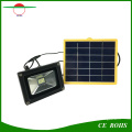 Montado en la pared 12 LED SMD3528 IP65 Solar Lawn Solar Garden Flood Light 6V 3W Solar Panel LED Reflector con la batería 2200mAh